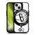 NBA Brooklyn Nets Logo Oversized Text BLACK SHOCKPROOF BUMPER CASE COMPATIBLE WITH Apple iPhone 15 & MAGSAFE