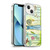 Wyanne Cat Blue Cat In The Flower Garden Soft Gel Case for Apple iPhone 13
