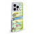 Wyanne Cat Blue Cat In The Flower Garden Soft Gel Case for Apple iPhone 13