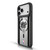 NBA Brooklyn Nets Logo Gray Design Text BLACK SHOCKPROOF BUMPER CASE COMPATIBLE WITH Apple iPhone 16 & MAGSAFE