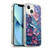 Nature Magick Paint Blobs Blue Soft Gel Case for Apple iPhone 13