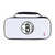 NBA Brooklyn Nets Logo Primary White Hard Storage Travel Carry Case for Nintendo Switch 2