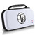 NBA Brooklyn Nets Logo Primary White Hard Storage Travel Carry Case for Nintendo Switch 2