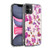 Anis Illustration Mix Pattern Soft Feminine Pink Flowers Soft Gel Case for Apple iPhone 11