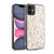Anis Illustration Mix Pattern Tiny Leaves Beige Soft Gel Case for Apple iPhone 11