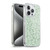 Anis Illustration Mix Pattern Tiny Leaves Green Soft Gel Case for Apple iPhone 15 Pro & MagSafe