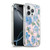 Anis Illustration Mix Pattern Soft Feminine Blue Flowers Soft Gel Case for Apple iPhone 16 Pro & MagSafe