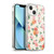 Micklyn Le Feuvre Florals Peach and Pink Roses Soft Gel Case for Apple iPhone 13