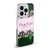 Frida Kahlo Purple Florals Border Soft Gel Case for Apple iPhone 16 Pro & MagSafe