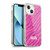 P.D. Moreno Patterns Pink Zebra Soft Gel Case for Apple iPhone 13