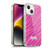 P.D. Moreno Patterns Pink Zebra Soft Gel Case for Apple iPhone 14