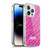 P.D. Moreno Patterns Pink Zebra Soft Gel Case for Apple iPhone 14 Pro & MagSafe