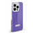 P.D. Moreno Patterns Purple Leopard Soft Gel Case for Apple iPhone 16 Pro & MagSafe