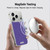 P.D. Moreno Patterns Purple Leopard Soft Gel Case for Apple iPhone 17 Pro