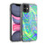 Suzan Lind Marble Green Purple Soft Gel Case for Apple iPhone 11