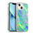 Suzan Lind Marble Green Purple Soft Gel Case for Apple iPhone 13