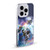 Random Galaxy Animals Space Cat Riding Shark Soft Gel Case for Apple iPhone 14 Pro & MagSafe