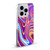 Suzan Lind Marble Purple Yellow Red Soft Gel Case for Apple iPhone 17 Pro