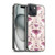Episodic Drawing Art Emerald Pink Pattern Soft Gel Case for Apple iPhone 15 & MagSafe