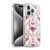 Episodic Drawing Art Emerald Pink Pattern Soft Gel Case for Apple iPhone 15 Pro & MagSafe