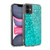 PLdesign Sparkle Prints Aqua Blue Soft Gel Case for Apple iPhone 11