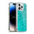 PLdesign Sparkle Prints Aqua Blue Soft Gel Case for Apple iPhone 13 Pro Max & MagSafe