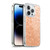 PLdesign Sparkle Prints Peach Soft Gel Case for Apple iPhone 13 Pro & MagSafe