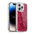 PLdesign Sparkle Prints Dark Pink Red Soft Gel Case for Apple iPhone 14 Pro & MagSafe