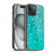 PLdesign Sparkle Prints Aqua Blue Soft Gel Case for Apple iPhone 15 & MagSafe