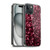 PLdesign Sparkle Prints Burgundy Red Soft Gel Case for Apple iPhone 15 Plus & MagSafe