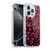PLdesign Sparkle Prints Burgundy Red Soft Gel Case for Apple iPhone 16 Pro & MagSafe