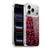 PLdesign Sparkle Prints Burgundy Red Soft Gel Case for Apple iPhone 17 Pro Max
