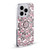 Micklyn Le Feuvre Floral Patterns Monochrome And Pink Soft Gel Case for Apple iPhone 13