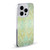 Micklyn Le Feuvre Floral Patterns Mint And Gold Soft Gel Case for Apple iPhone 13 Pro & MagSafe