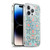 Micklyn Le Feuvre Floral Patterns Red And Blue Soft Gel Case for Apple iPhone 13 Pro & MagSafe