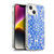 Micklyn Le Feuvre Floral Patterns Cobalt Blue And White Soft Gel Case for Apple iPhone 14 Plus & MagSafe