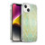 Micklyn Le Feuvre Floral Patterns Mint And Gold Soft Gel Case for Apple iPhone 14 Plus & MagSafe