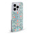 Micklyn Le Feuvre Floral Patterns Red And Blue Soft Gel Case for Apple iPhone 14 Plus & MagSafe
