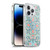 Micklyn Le Feuvre Floral Patterns Red And Blue Soft Gel Case for Apple iPhone 14 Pro & MagSafe