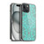 Micklyn Le Feuvre Floral Patterns Mint Green And Grey Soft Gel Case for Apple iPhone 15 Plus & MagSafe