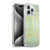 Micklyn Le Feuvre Floral Patterns Mint And Gold Soft Gel Case for Apple iPhone 15 Pro Max & MagSafe