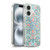 Micklyn Le Feuvre Floral Patterns Red And Blue Soft Gel Case for Apple iPhone 16 & MagSafe