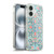 Micklyn Le Feuvre Floral Patterns Red And Blue Soft Gel Case for Apple iPhone 16 Plus & MagSafe