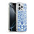 Micklyn Le Feuvre Floral Patterns Denim Blues Soft Gel Case for Apple iPhone 16 Pro Max & MagSafe
