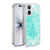 Micklyn Le Feuvre Floral Patterns Mint Green And Aqua Soft Gel Case for Apple iPhone 17
