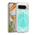 Micklyn Le Feuvre Floral Patterns Mint Green And Aqua Soft Gel Case for Google Pixel 9 / Pixel 9 Pro