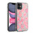 Micklyn Le Feuvre Moroccan Pink and Teal Soft Gel Case for Apple iPhone 11