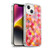 Micklyn Le Feuvre Moroccan Hot Pink and Orange Soft Gel Case for Apple iPhone 14