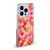 Micklyn Le Feuvre Moroccan Hot Pink and Orange Soft Gel Case for Apple iPhone 14