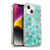 Micklyn Le Feuvre Moroccan Mint Green Soft Gel Case for Apple iPhone 14